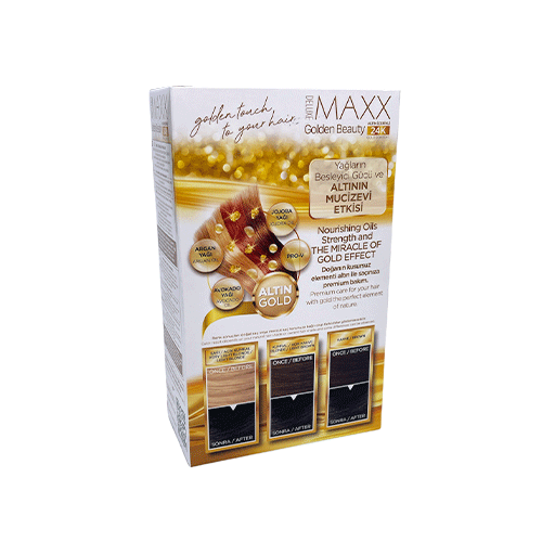 Maxx Deluxe 24K Gold Hair Dye - Black (1.0)