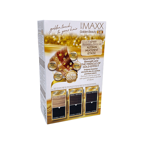 Maxx Deluxe 24K Gold Hair Dye - Dark Brown (3.0)