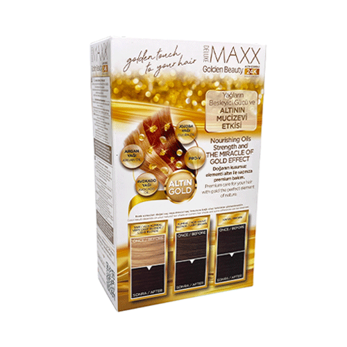 Maxx Deluxe 24K Gold Hair Dye - Chocolate Coffee (6.7)