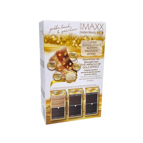 Maxx Deluxe 24K Gold Hair Dye - Olive Blonde (7.11)