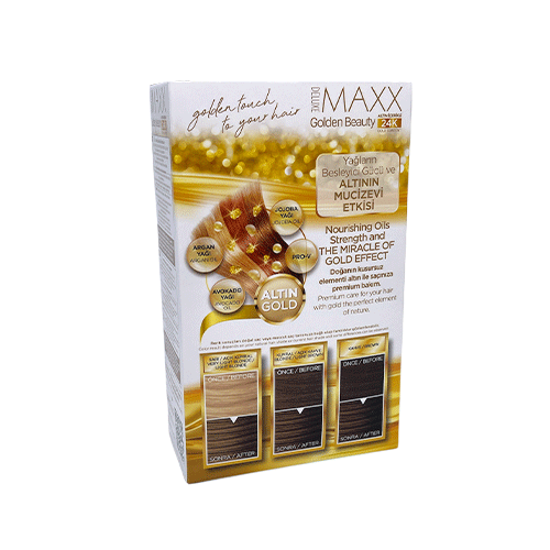 Maxx Deluxe 24K Gold Hair Dye - Nutshell (7.3)