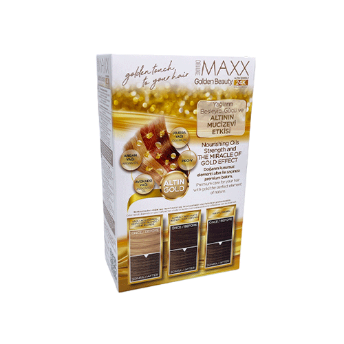 Maxx Deluxe 24K Gold Hair Dye - Ash Light Blonde (8.1)
