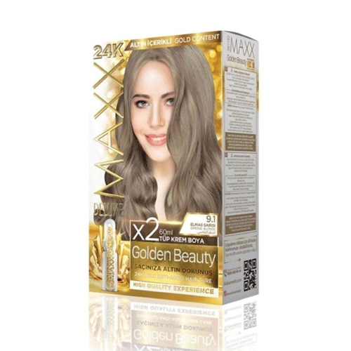 Maxx Deluxe 24K Gold Hair Dye - Diamond Blonde (9.1)